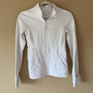 White Ivivva zip up jacket.